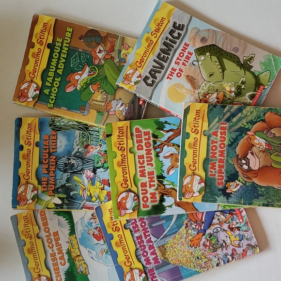 Geronimo Stilton Book Set - 7 Titles - Picture 1 of 2